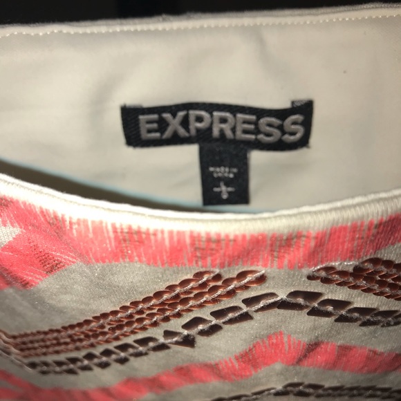 Express Aztec skirt with flirty sequins - Picture 4 of 4